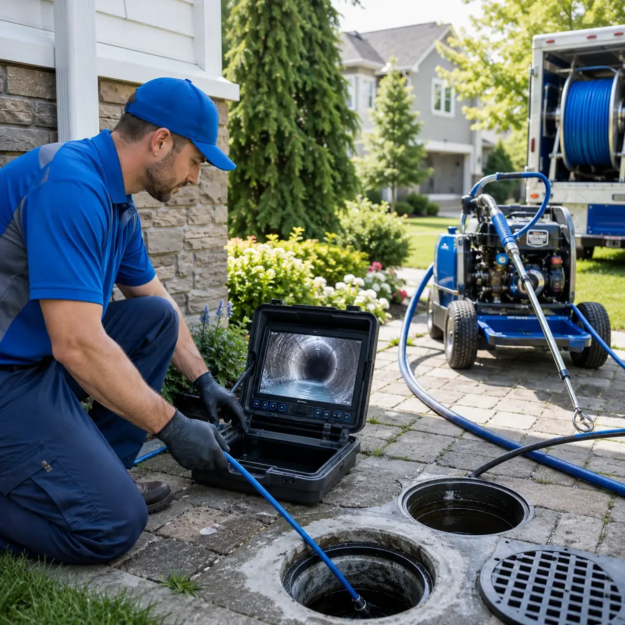 Outdoor drain cleaning professionals serving Meridian, CA